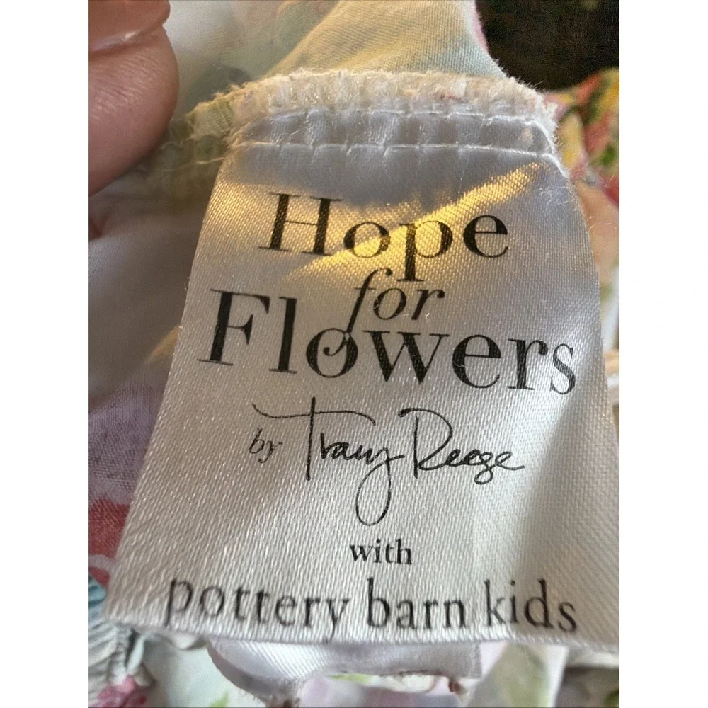 Pottery Barn Kids Hope For Flowers By Tracy Reese Floral Crib Fitted Sheet